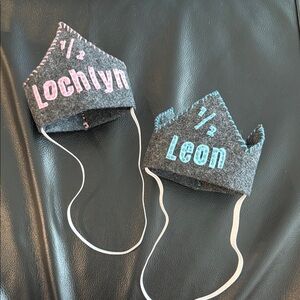 Handcrafted & Customizable 1/2 birthday crowns!